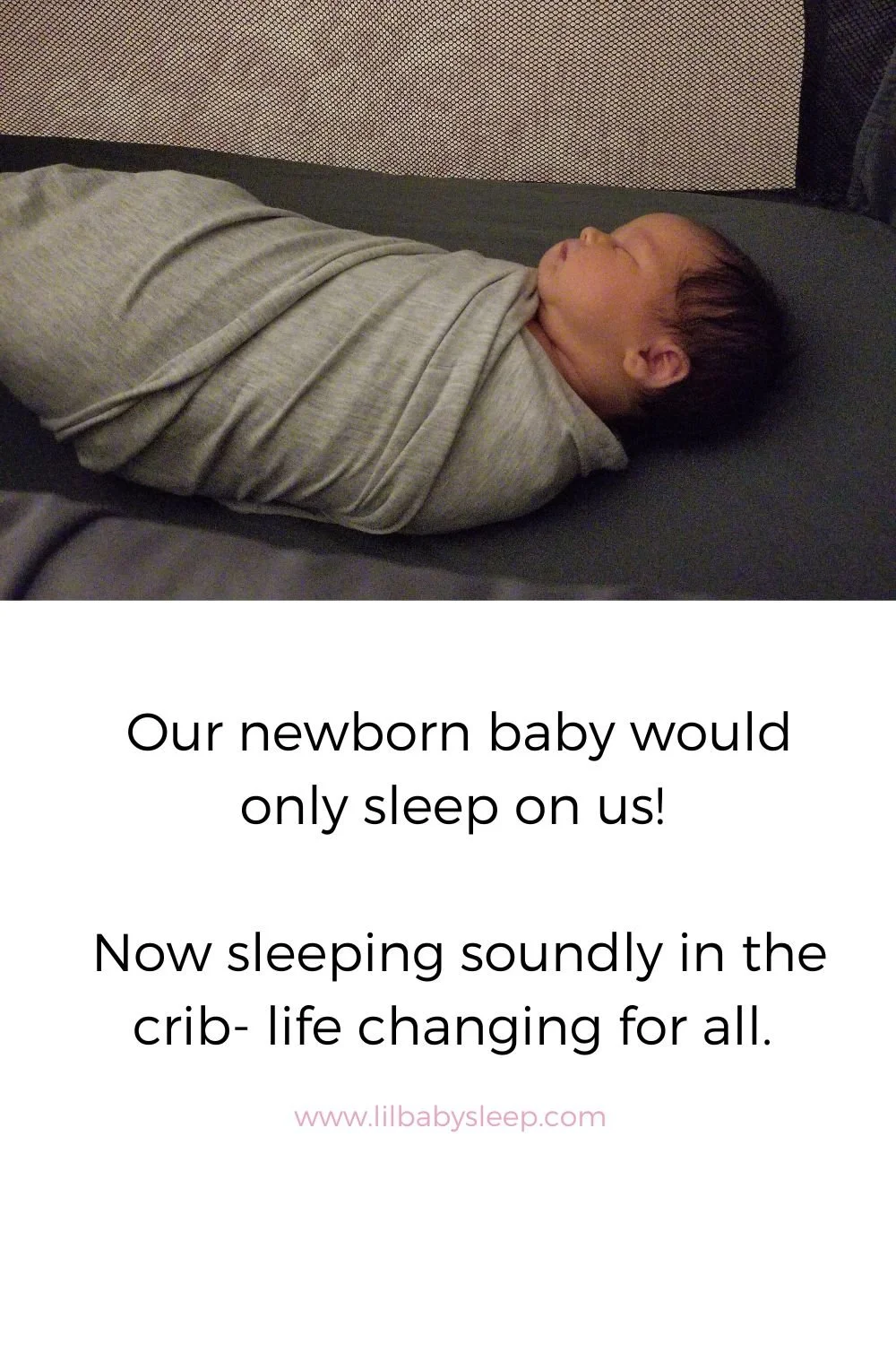 My 3 week old will only sleep hot sale on me